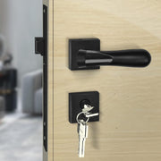 Plantex Premium Door Lock with 3 Years of Warranty/Main Door Lock for Home/Mortise Lock for Door - Main Door Lock Set (593 - Black)