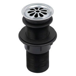 Plantex 6 Inch Waste Coupling for Washbasin/Nylon Thread Body with Brass Head Coupling/Coupling for Sink - Pack of 1 (BH-1116, Chrome)