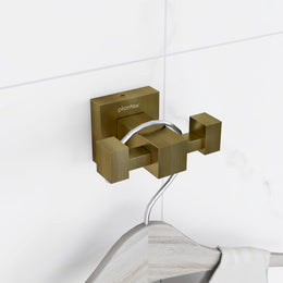 Plantex 304 Grade Stainless Steel Hooks for Hanging Clothes and Towel in Bathroom/Living Room/Bathroom Accessories - Splash (Antique)