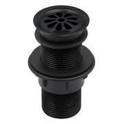 Plantex 4 Inch Waste Coupling for Washbasin/Nylon Thread Body with Brass Head Coupling/Coupling for Sink - Pack of 1 (BH-1116, Black)