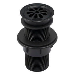 Plantex 4 Inch Waste Coupling for Washbasin/Nylon Thread Body with Brass Head Coupling/Coupling for Sink - Pack of 1 (BH-1116, Black)