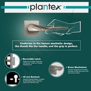 Plantex Premium Door Lock with 3 Years of Warranty/Main Door Lock for Home/Mortise Locks for Door - (PT-002- Satin -Black)