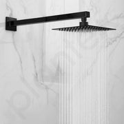 Plantex 24-Inch Shower Arm for Overhead Shower/Stainless Steel Shower Pipe/Wall Mount Bathroom Fitting with Â½-Inch Thread - Pack of 1 (Black)