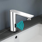Plantex Brass Sensor Tap for Wash Basin with Brass/Touchless Basin Faucet/Electronic Pillar Tap for Wash Basin-(Chrome)
