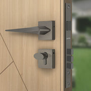 Plantex Door Lock for Home/Main Door Lock Set with 3 Years of Warranty Mortise Lock for Door with Brass Lock Body & Cylinder(7083-Satin Black)