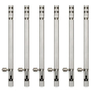 Plantex Stainless Steel Tower Bolt/Tower Bolt for Home,Offices Doors & Windows/12 Inch Tower Bolt for Main Door/Door Latch/Kundi/Door Latch for Windows - Pack of 6 (Satin)