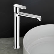 Plantex Pure Brass High Neck Pillar Cocke/Tall Body Pillar Cock for Basin with Teflon Tape/Tap for Wash Basin with 7 Year Warranty - (Alpha, Chrome)