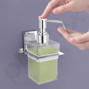 Plantex Liquid Soap Dispenser for Bathroom/304 Grade Stainless Steel Shampoo Dispenser/Handwash Dispenser/Bathroom Accessories - (Chrome)