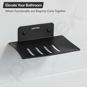 Plantex Stainless Steel Soap Holder for Bathroom/Wall Mounted Soap Holder/Soap Dish/Bathroom Accessories (Black)
