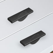 Plantex Cabinet Handle/Kitchen Cabinet Door Handle/Wardrobe/96 mm Cupboard Handle/Door Pull-Push Handle for Home/Office - Pack of 2 (Black)