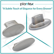 Plantex Knobs for Drawer/Small Drawer Knobs/Knobs for Cabinets/Pull-Push Knobs for Kitchen/Bedroom Drawer - Pack of 8 (Oval, Matt)