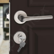 Plantex Main Door Lock/Mortise Lock for Door with 3 Years of Warranty - Robust Door Lock for Home with Brass Lock Body & Cylinder (Satin Finish)
