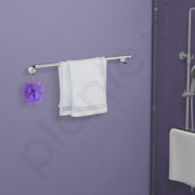Plantex Stainless Steel Towel Hanger for Bathroom/Single Towel Rod/Bar/Towel Stand/Bathroom Accessories(18 Inch-Chrome)
