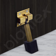 Plantex Stainless Steel Door Kit for Single Door/Door Hardware/Door Accessories (10 inch Al-Drop,8 inch Latch, 8 inch 2 Handles,7 inch Tower Bolt and 4 inch Door Stopper) - (DK-06-Brass Antique)