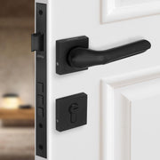 Plantex Door Lock for Home/Main Door Lock Set with 3 Years of Warranty/Mortise Lock for Door with Brass Lock Body & Cylinder (7121, Z Black & DC Black)