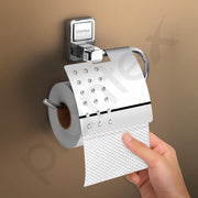 Plantex 304 Grade Stainless Steel Toilet Paper Roll Holder/Tissue Paper/Toilet Paper Holder in Bathroom/Kitchen/Bathroom Accessories Pack of 1, Darcy (Chrome)