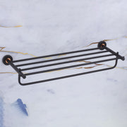 Plantex Brass with 304 Grade Stainless Steel Towel Hanger for Bathroom/Towel Rack/Towel Holder/Bathroom Accessories - RDAB (Black)