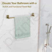 Plantex 304 Grade Stainless Steel 24 inch Towel Hanger for Bathroom/Single Towel Rod/Bar/Towel Stand/Bathroom Accessories - Darcy (Brass Antique)