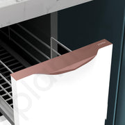 Plantex Profile Handle for Kitchen Cabinet/10 Inch Aluminium Drawer Profile Handle/Wardrobe Pull Handle for Home/Office/Hotel - Pack of 3 (Rose Gold)