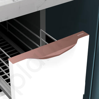 Plantex Profile Handle for Kitchen Cabinet/10 Inch Alluminium Drawer Profile Handle/Wardrobe Pull Handle for Home/Office/Hotel - Pack of 5 (Rose Gold)
