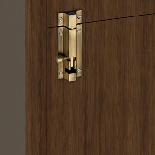Plantex Heavy Duty 4-inch Joint-Less Tower Bolt for Wooden and PVC Doors for Home Main Door/Bathroom/Windows/Wardrobe - Pack of 8 (704, Brass Antique)