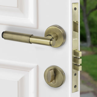 Plantex Premium Door Lock with 3 Years of Warranty/Mortise Lock for Home - Main Door Lock Set (Brass Antique)