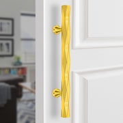 Plantex Door Handle/200mm Main Door Handle for Wooden Door/Pull-Push Handle for Main Door/Door Accessories - Pack of 1 (611, PVD Gold)
