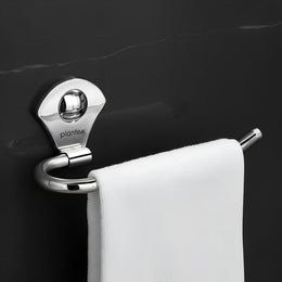 Plantex Royal Stainless Steel Napkin Holder for Wash Basin/Towel Ring/Napkin Holder/Bathroom Accessories (Chrome)