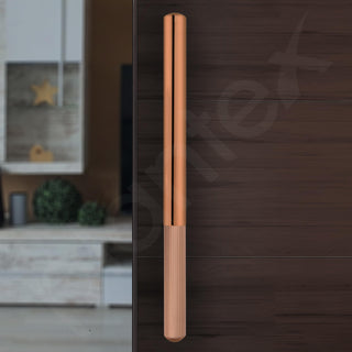 Plantex Door Handle/14 Inch Main Door Handle/Stainless Steel and Aluminium Door Handle/Pull-Push Door Handle/Door Accessories (Pack of 1, Rose Gold)