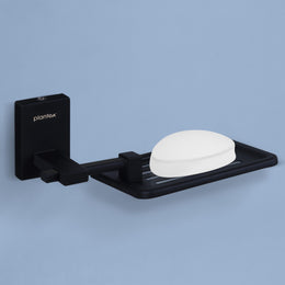Plantex 304 Grade Stainless Steel Soap Holder for Bathroom/Soap Case/Soap Tray/Bathroom Accessories - Senso (Black)
