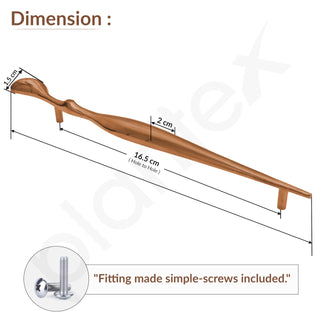 Plantex Cabinet Handle/224mm Handle for Cabinet/Furniture/Door Pull-Push Handle for Home/Office - Pack of 1 (Rose Gold)