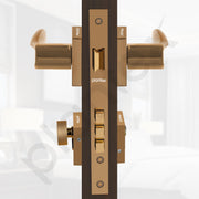 Plantex Premium Main Door Lock with 3 Years of Warranty/Main Door Lock for Home/Mortise Lock for Door - (PT-002- Rose Gold)