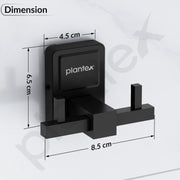 Plantex 304 Grade Stainless Steel Robe Hook/Wall Hooks for Hanging Clothes/Robe Hooks for Bathroom/Bathroom Accessories/Robe Hook Black - Darcy