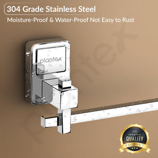 Plantex 304 Stainless Steel Napkin Holder for Wash Basin/Towel Ring for Bathroom/Napkin Hanger for Kitchen/Bathroom Accessories, Darcy(Chrome Finish)