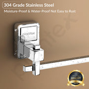 Plantex 304 Stainless Steel Napkin Holder for Wash Basin/Towel Ring for Bathroom/Napkin Hanger for Kitchen/Bathroom Accessories, Darcy(Chrome Finish)