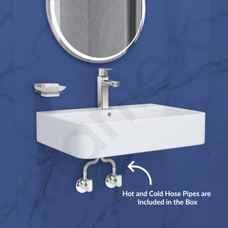 Plantex Single Lever Basin Mixer/Hot and Cold Water Mixer for Kitchen and Bathroom Accessories (Chrome)