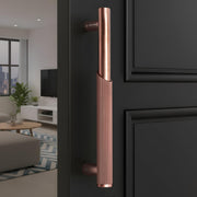 Plantex Main Door Handle/Stainless Steel & Aluminium Door Handle/300mm Pull-Push Handle for Home/Office/Hotel - Pack of 1 (DTMD-409, Rose Gold)