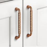Plantex Cabinet Handle/Kitchen Cabinet Door Handle/Wardrobe/160 mm Cupboard Handle/Door Pull-Push Handle for Home/Office - Pack of 2 (Rose Gold)