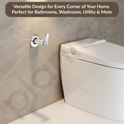 Plantex Concealed Stop Cock/15mm Pure Brass Concealed Stop Valve Tap for Bathroom with Teflon Tape & Brass Adjustable Wall Flange – (Star, Chrome)