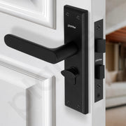 Plantex Door Lock Set - Main Door Lock Plate Handle Set/Mortise Lock with 3 Keys/Lock Body and Cylinder - Pack of 1 (OHMH-81, Z-Black)