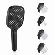 Plantex Hand Shower for Bath/4 Mode Multifunctional Shower/ABS Plastic Silicone Handheld Shower/Easy Mode Switching – (Black, APS-H592)