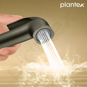 Plantex Health Faucet Set for Bathroom/ABS Hand Shower for Toilet/Jet Spray for Toilet with 1-Meter Shower Hose & Wall Hook/Faucet for Toilet - (603, Grey)