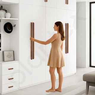 Plantex Cabinet Handle/600mm Handle for Cabinet/Drawer/Kitchen Handle/Door Pull-Push Handle for Home/Office - Pack of 1 (Rose Gold)