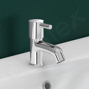 Plantex Brass Spindle Pillar Tap for Wash Basin with Water Saving Aerator/Tabletop Wash Basin tap/Bathroom Tap-(MKS-1273-Chrome)