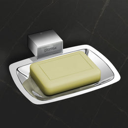 Plantex Soap Holder for Bathroom/304 Grade Stainless Steel Soap Dish/Soap Case/Soap Stand/Bathroom Accessories - Pack of 1 (Tesla, 2701, Chrome)