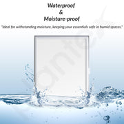 Plantex Acrylonitrile Butadiene Styrene Durable Bathroom Cabinet with Mirror/Premium Multipurpose Bathroom Mirror with Storage/Mirror with Shelf (14X18 Inch-White)