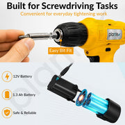 Plantex Cordless Drill Machine 12V/3/8 Inch 10mm Chuck/Brushed 550 Motor/0-600 RPM/10-15Nm Torque/Cordless Power Drill with Battery & Charger for Home DIY – Yellow (APS-ML-D015)