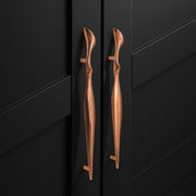 Plantex Cabinet Handle/Kitchen Cabinet Door Handle/Wardrobe/160 mm Cupboard Handle/Door Pull-Push Handle for Home/Office - Pack of 2 (Rose Gold)