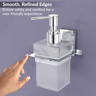Plantex Liquid Soap Dispenser for Bathroom/304 Grade Stainless Steel Shampoo Dispenser/Handwash Dispenser/Bathroom Accessories - (Chrome)