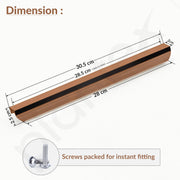 Plantex Cabinet Handle/Kitchen Cabinet Door Handle/Wardrobe/288 mm Cupboard Handle/Door Pull-Push Handle for Home/Office - Pack of 2 (Rose Gold)